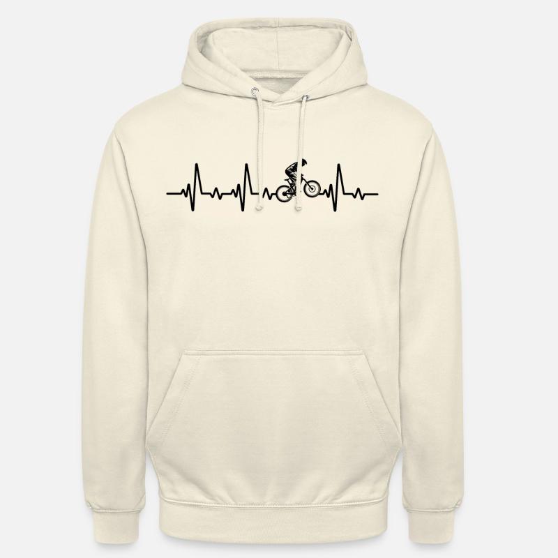 VTT herzschlag VTT VTT - Sweat-shirt à capuche unisexe - vanille