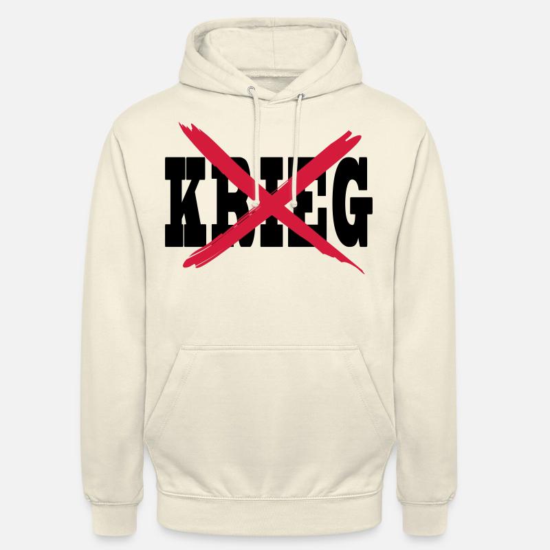 Gegen Krieg Antikrieg Peace - Unisex Hoodie - Vanille-Milchshake