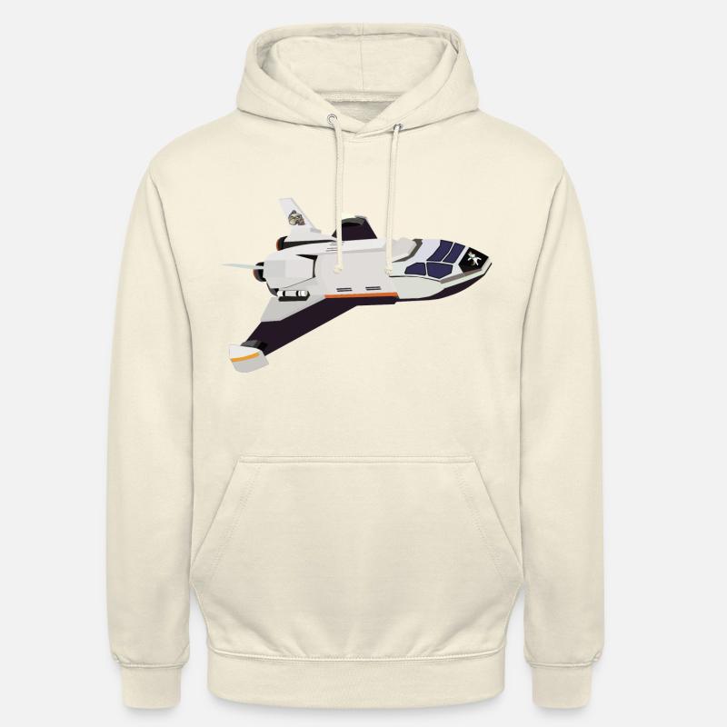 Vol de la navette spatiale - Sweat-shirt à capuche unisexe - vanille