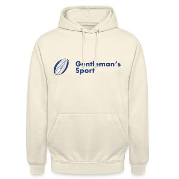 RUGBY GENTLEMAN - Sweat-shirt à capuche unisexe - vanille - Devant - Alina (178cm) & Michal (187cm)