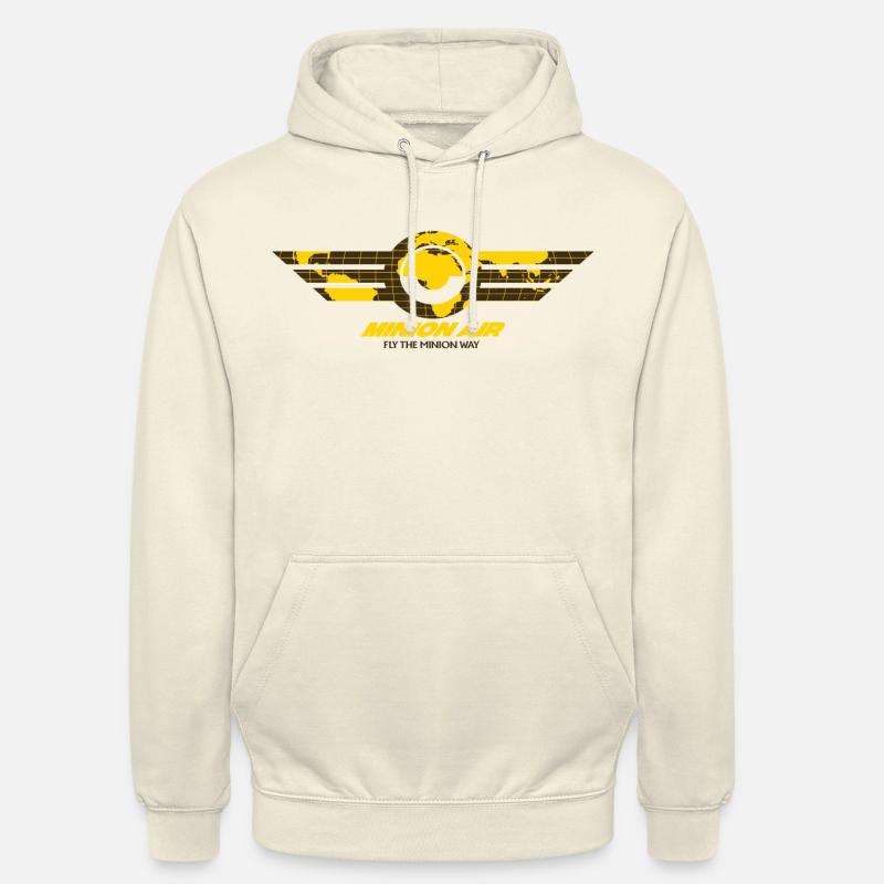 Minions volando con Minion Air - Sudadera con capucha unisex - batido de vainilla