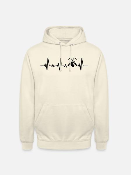 welder heartbeat welding - Unisex Hoodie - vanilla