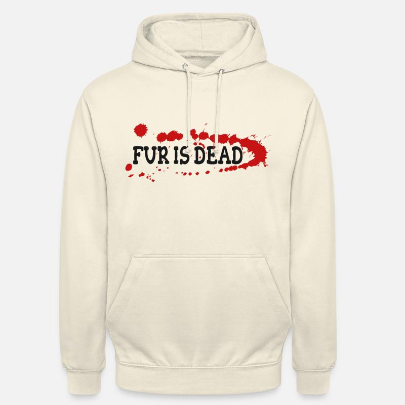 Pelz ist Tot - Unisex Hoodie - Vanille-Milchshake