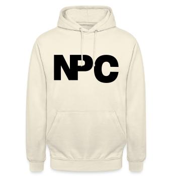 NPC Non-Playable Character - Unisex Hoodie - vanilla - Front - Alina (178cm) & Michal (187cm)