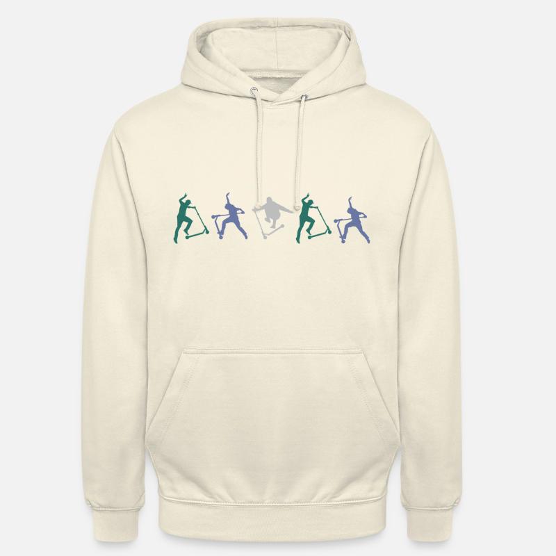 stuntscooter rollerscooter scooter e-scooter-pro - Unisex Hoodie - Vanille-Milchshake