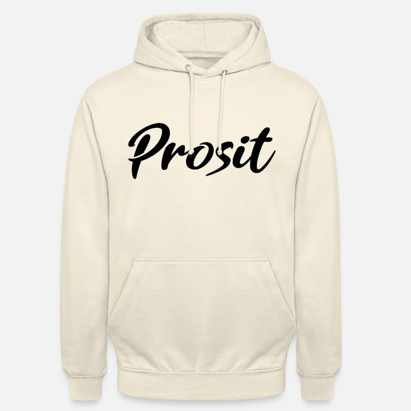 Prosit Prost Trinkspruch - Unisex Hoodie - Vanille-Milchshake