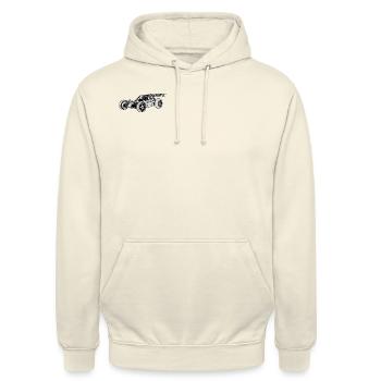 Minimalistischer Rc Buggy - Unisex Hoodie - Vanille-Milchshake - Vorne - Alina (178cm) & Michal (187cm)