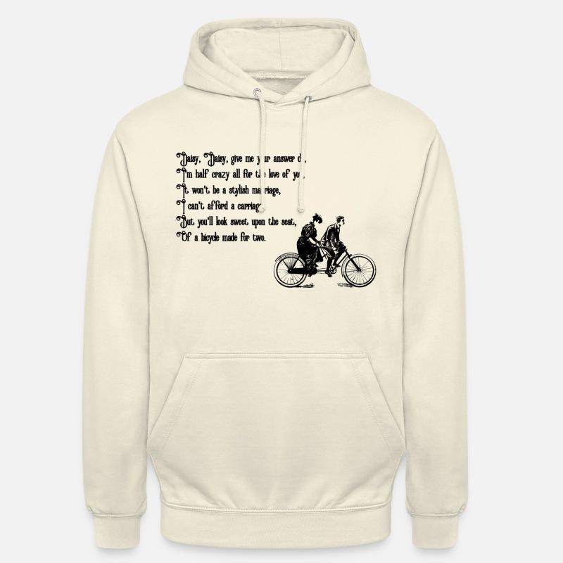 Gänseblümchen Gänseblümchen (schwarzer Text) - Unisex Hoodie - Vanille-Milchshake