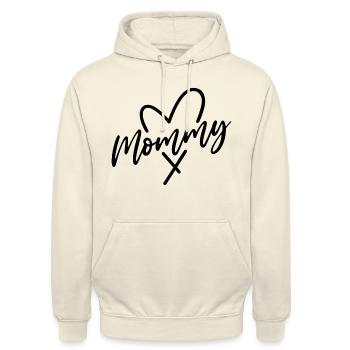 Mommy - Unisex Hoodie - vanilla - Front - Alina (178cm) & Michal (187cm)