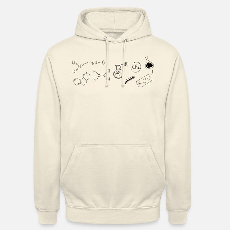 Chimie Formule structurale - Sweat-shirt à capuche unisexe - vanille