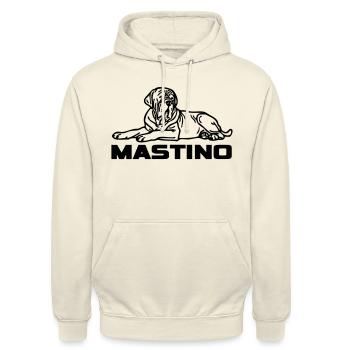 mastinomastiff2 - Sweat-shirt à capuche unisexe - vanille - Devant - Alina (178cm) & Michal (187cm)