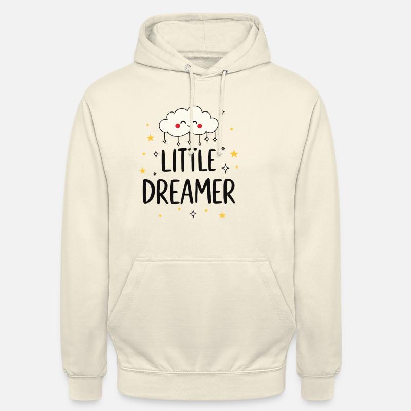 Petit Rêveur Cloud Étoiles - Sweat-shirt à capuche unisexe - vanille