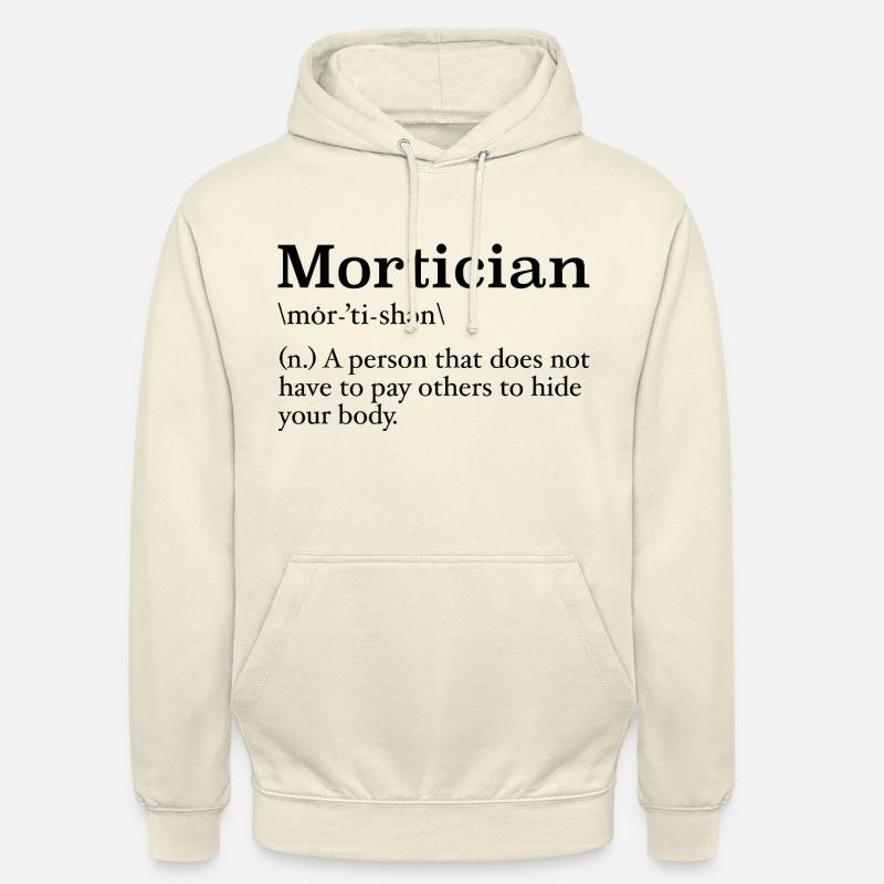 Bestatter Definition Studentin der Leichenkunde - Unisex Hoodie - Vanille-Milchshake