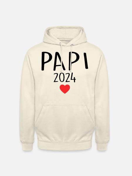 Dad - Daddy-to-be 2024 - Unisex Hoodie - vanilla