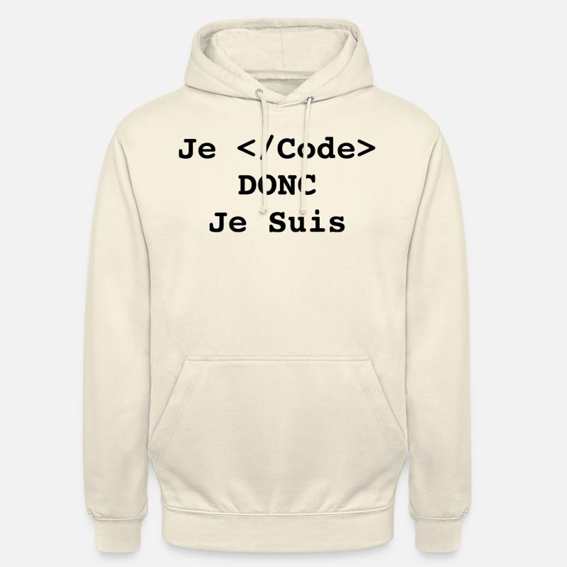 Ich programmiere, also bin ich Informatiker und Programmierer Unisex Hoodie