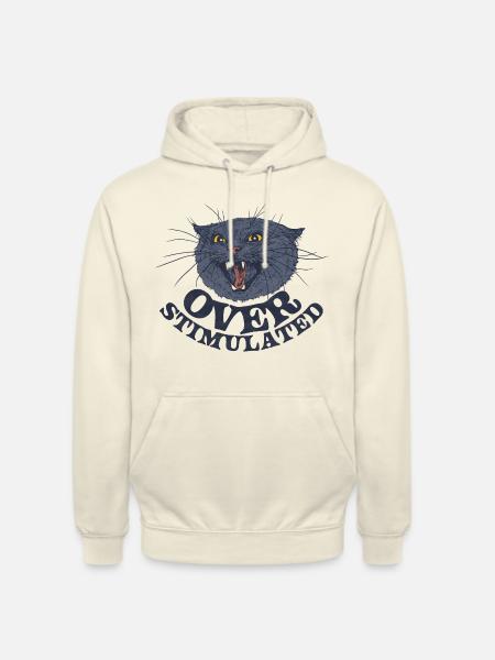 ÜBERSTIMULIERT - Unisex Hoodie - Vanille-Milchshake