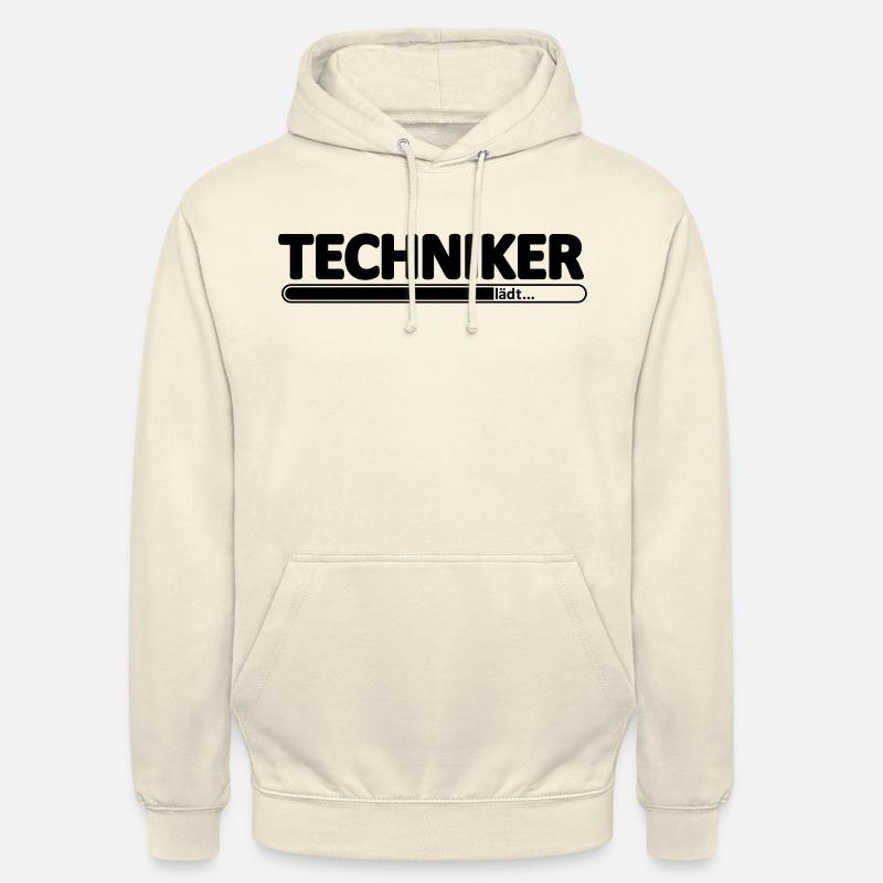 Techniker // Technikerin // Wird Techniker // lädt - Unisex Hoodie - Vanille-Milchshake