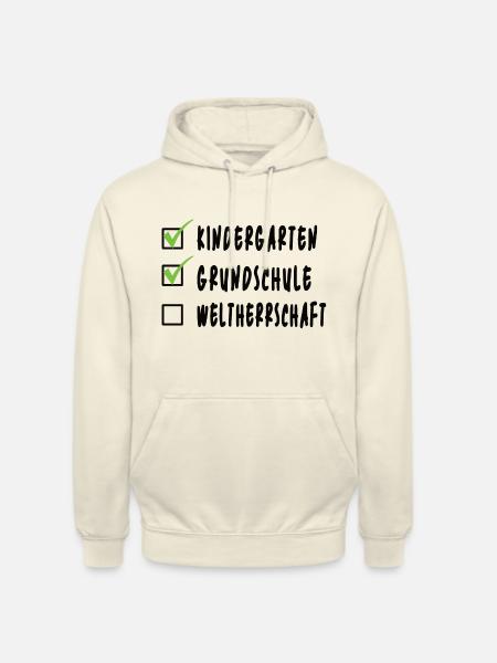 Kindergarten Grundschule Weltherrschaft Schüler - Unisex Hoodie - Vanille-Milchshake