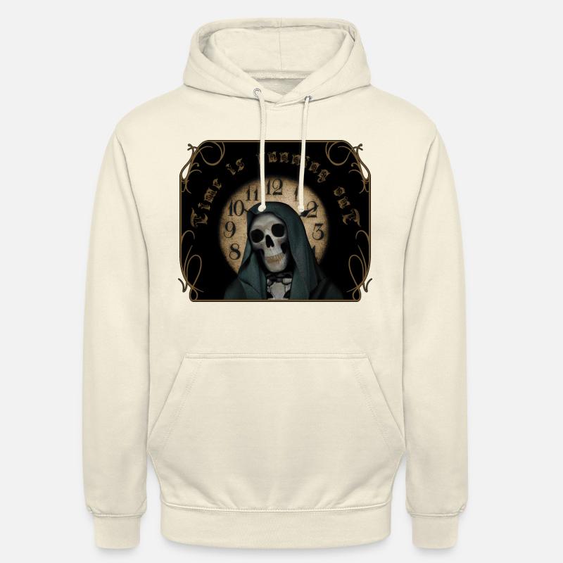Le temps de la Faucheuse est compté - Sweat-shirt à capuche unisexe - vanille