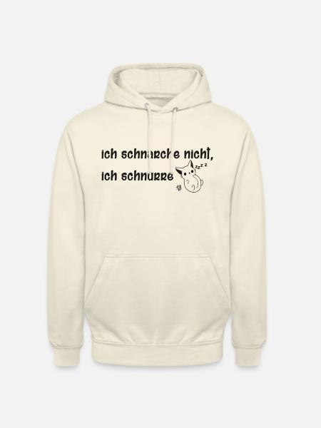 ich schnarche nicht....... - Unisex Hoodie - Vanille-Milchshake