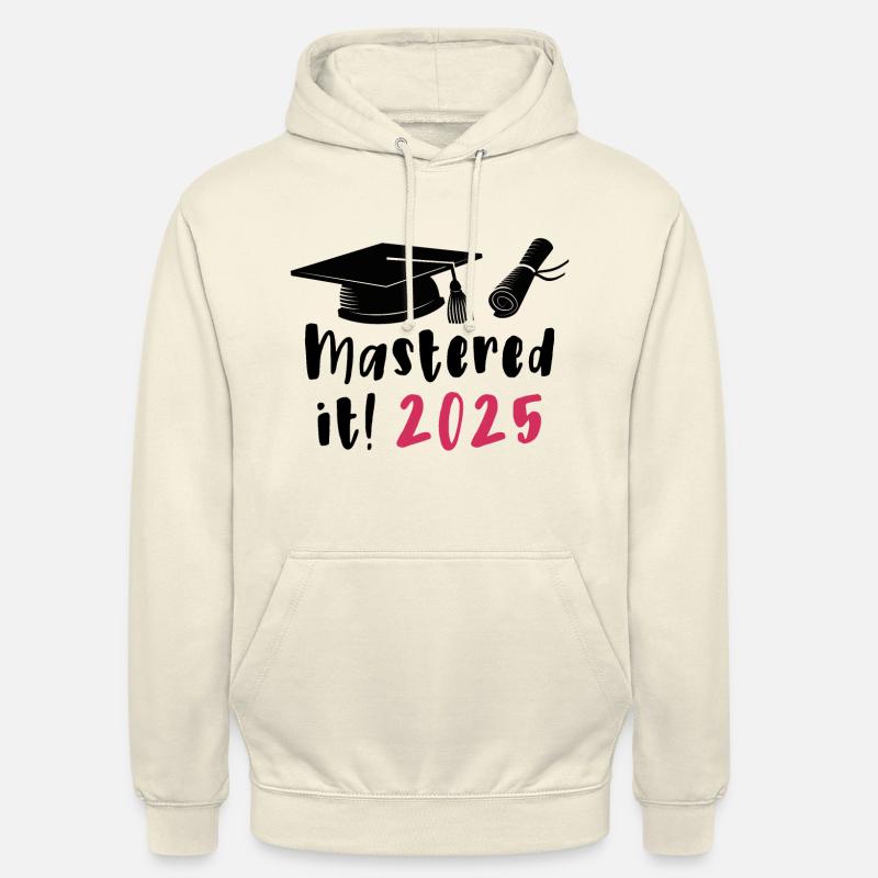 Mastered 2025 Master Diplômé 2025 - Sweat-shirt à capuche unisexe - vanille