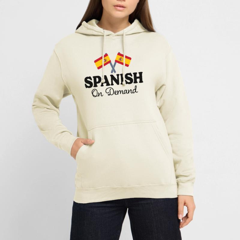 Spanish on request Spanish interpreter Unisex Hoodie