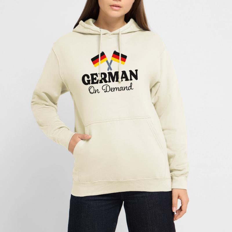 German on request German interpreter Unisex Hoodie