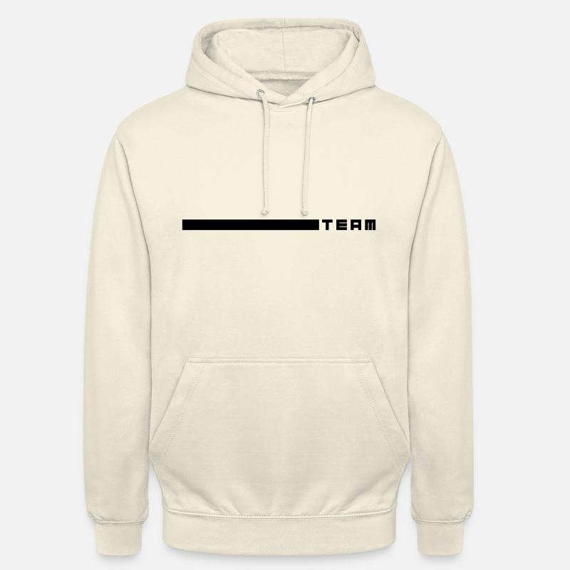 ligne d'équipe - Sweat-shirt à capuche unisexe - vanille