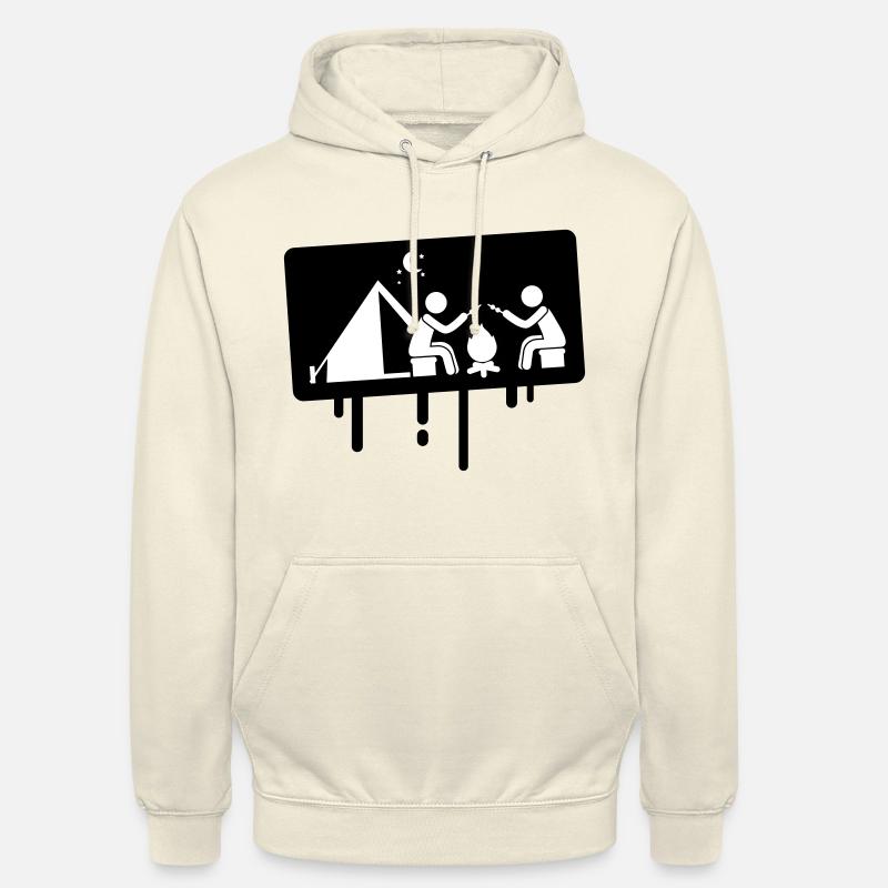 Camping camping - Unisex Hoodie - vanilla