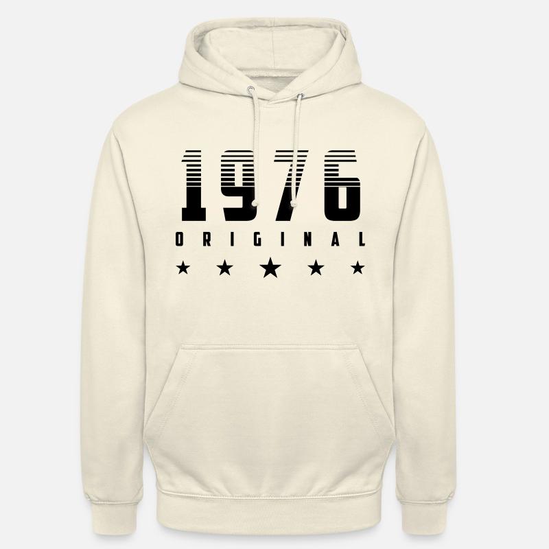 | changeable de couleur Original 1976 Année de naissance - Sweat-shirt à capuche unisexe - vanille