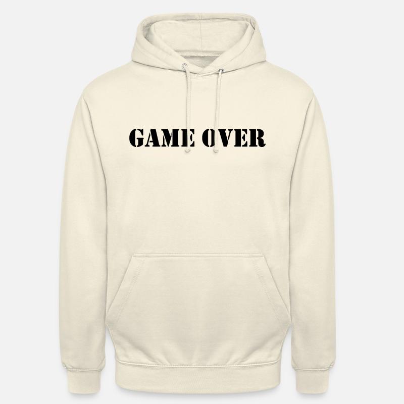 Game over - Sweat-shirt à capuche unisexe - vanille