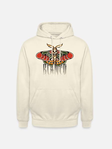 TRADITIONELLE SCHMETTERLING - Unisex Hoodie - Vanille-Milchshake