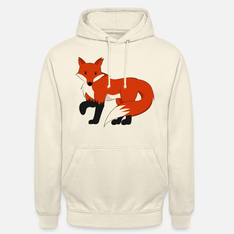 Fox - Unisex Hoodie - vanilla