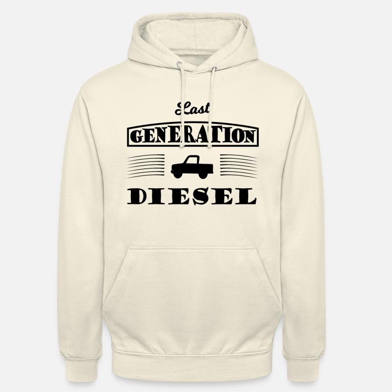 Die letzte Diesel Generation - Unisex Hoodie - Vanille-Milchshake