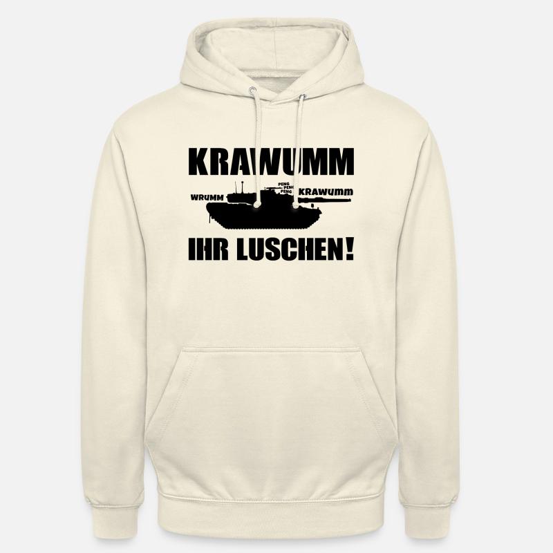 Leopard 2 Panzer Tank Kampfpanzer - Unisex Hoodie - Vanille-Milchshake
