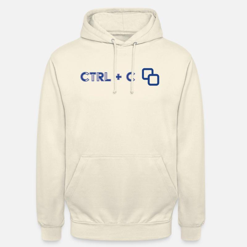 Ctrl C - Jumeaux /Jumelles - Sweat-shirt à capuche unisexe - vanille