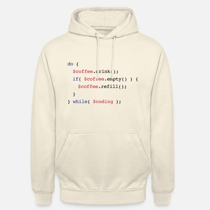 Code Coffee Refill Coding v2 Unisex Hoodie