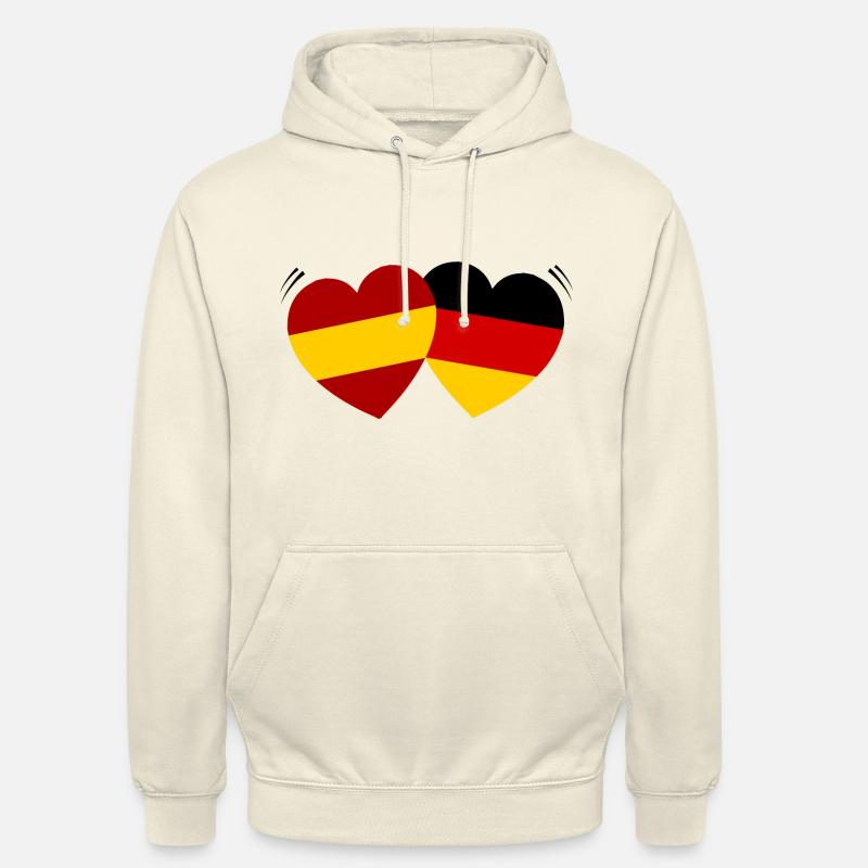 Die spanisch deutsche Liebe - Unisex Hoodie - Vanille-Milchshake
