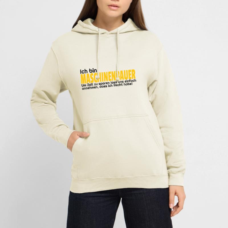Mechanical engineering gift idea fun engineer Maschbau Unisex Hoodie