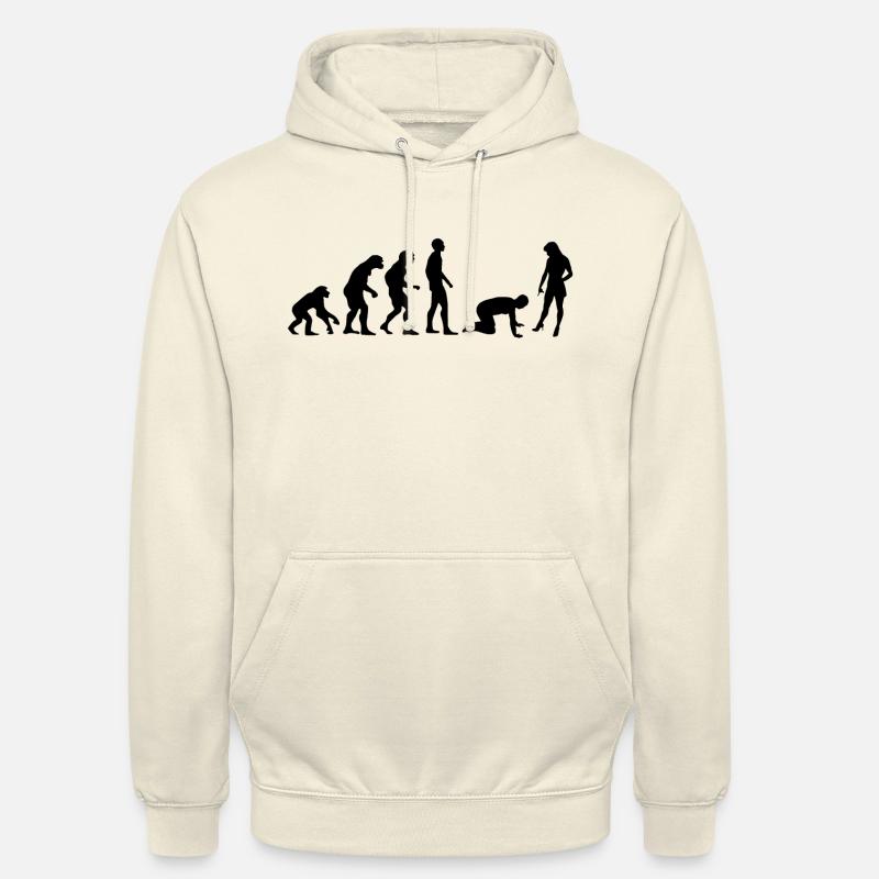 Evolution man - Unisex Hoodie - vanilla