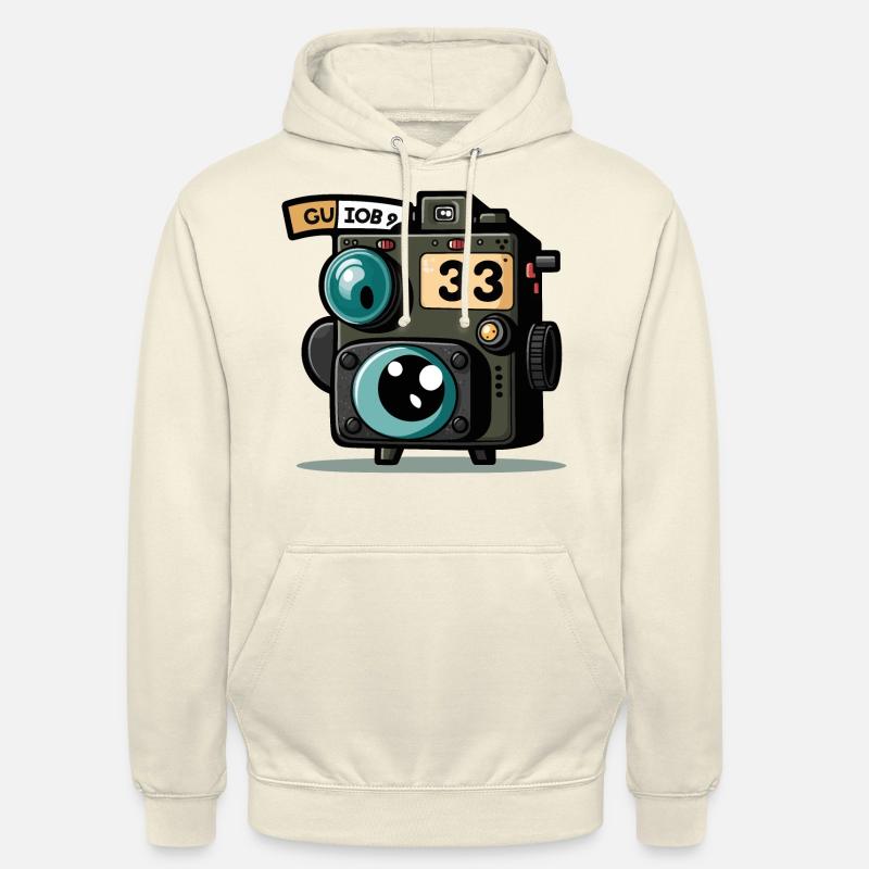 Le Shutterbug - Sweat-shirt à capuche unisexe - vanille