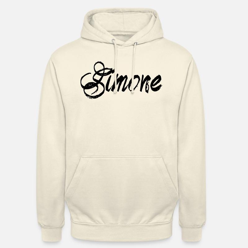 Simone - Sweat-shirt à capuche unisexe - vanille