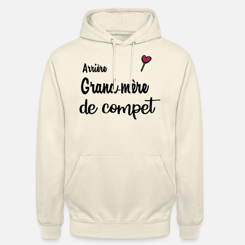 arriere grand mere de compet - Sweat-shirt à capuche unisexe - vanille