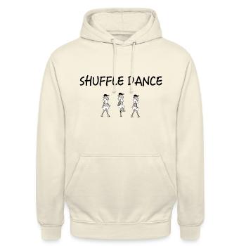 Shuffle Dance Dance - Unisex Hoodie - Vanille-Milchshake - Vorne - Alina (178cm) & Michal (187cm)