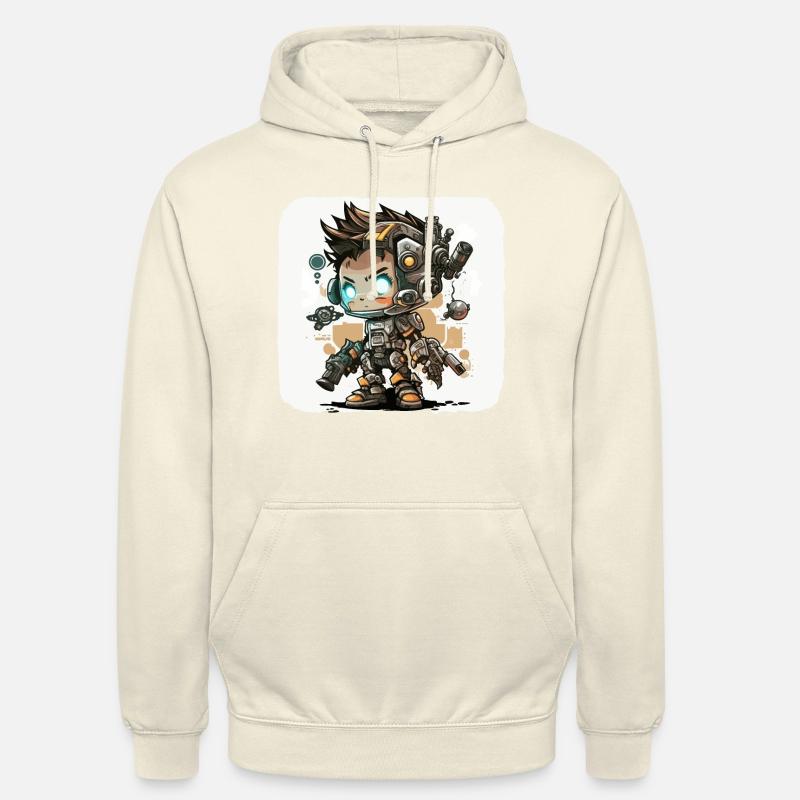 Transhumanisme - Sweat-shirt à capuche unisexe - vanille