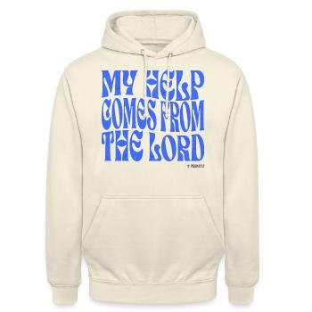 Christianity Christian Bible Verse - Unisex Hoodie - vanilla - Front - Alina (178cm) & Michal (187cm)