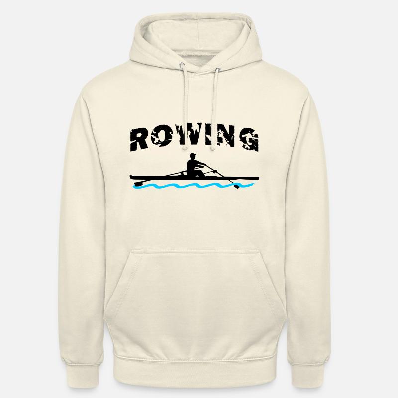 Rudern, Ruderboot, Ruderer - Unisex Hoodie - Vanille-Milchshake
