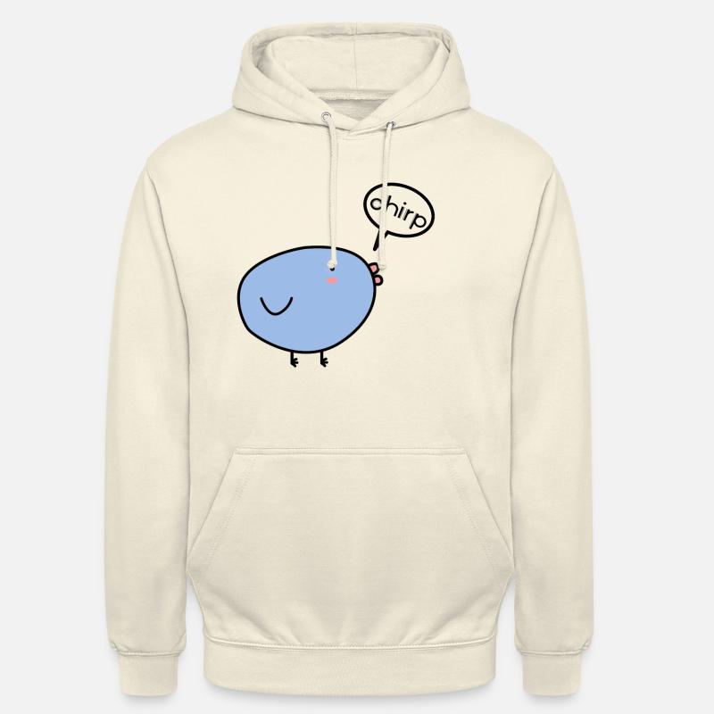 Chirp Vogel Comic - Unisex Hoodie - Vanille-Milchshake