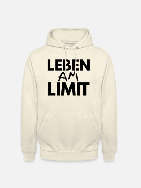 leben am limit - Unisex Hoodie - Vanille-Milchshake