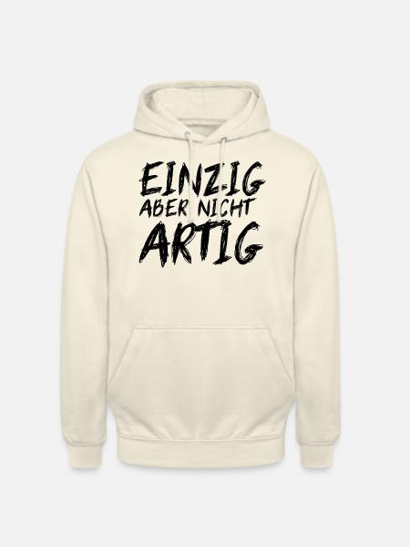 EINZIG aber nicht ARTIG - Unisex Hoodie - Vanille-Milchshake
